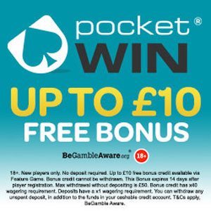 pocketwin free casino signup bonus